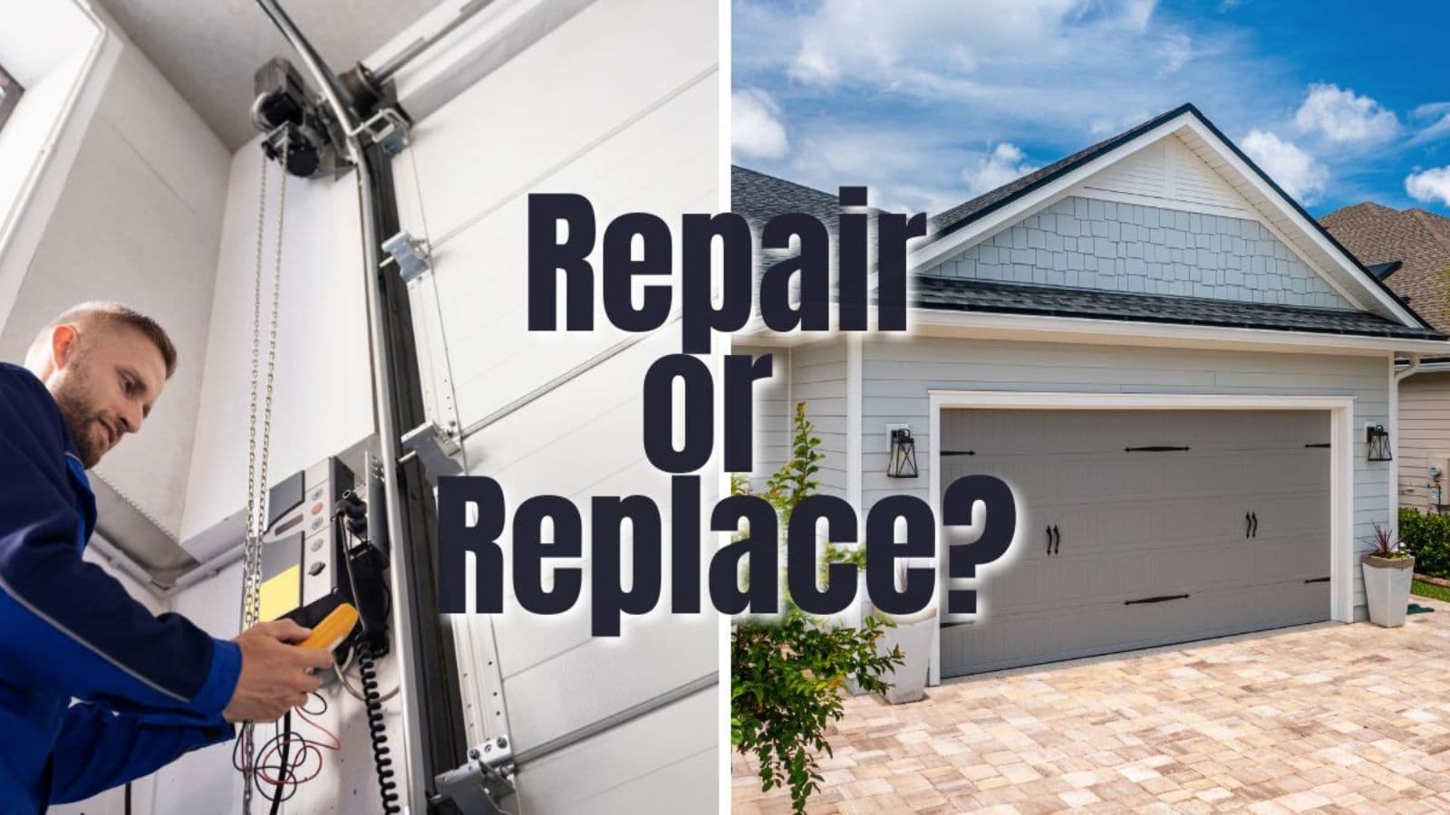 Full Replacement of Your Garage Door vs. Repair